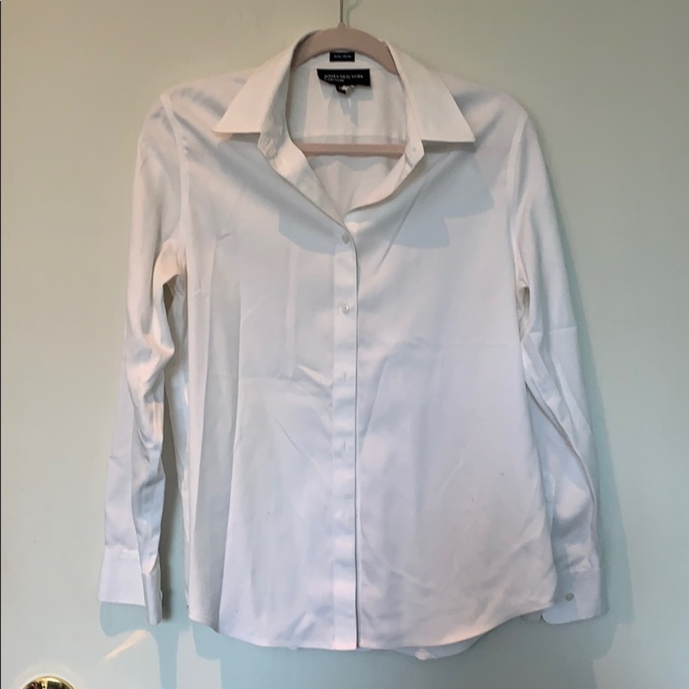 White Business Button Down